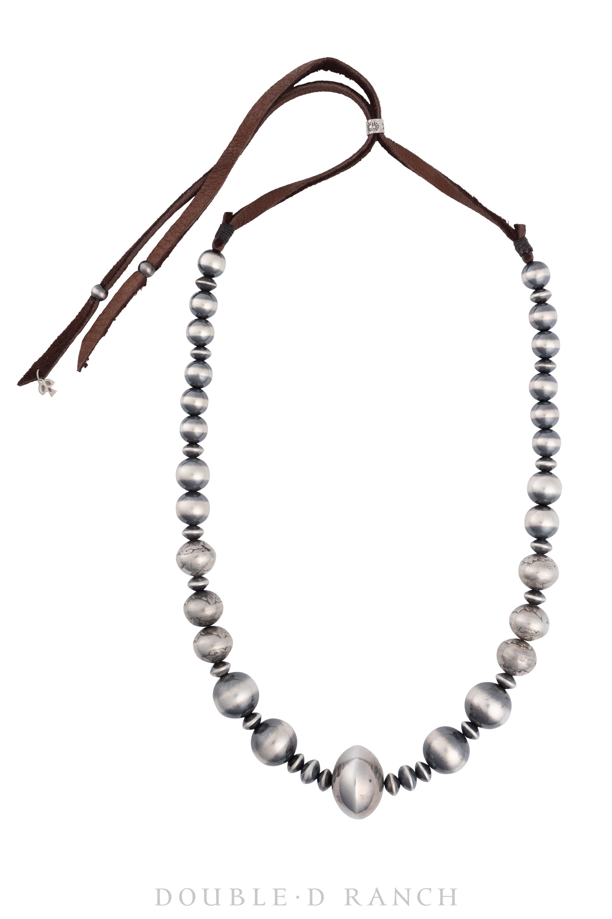Necklace, Desert Pearl, Sterling Silver, Contemporary, 3088