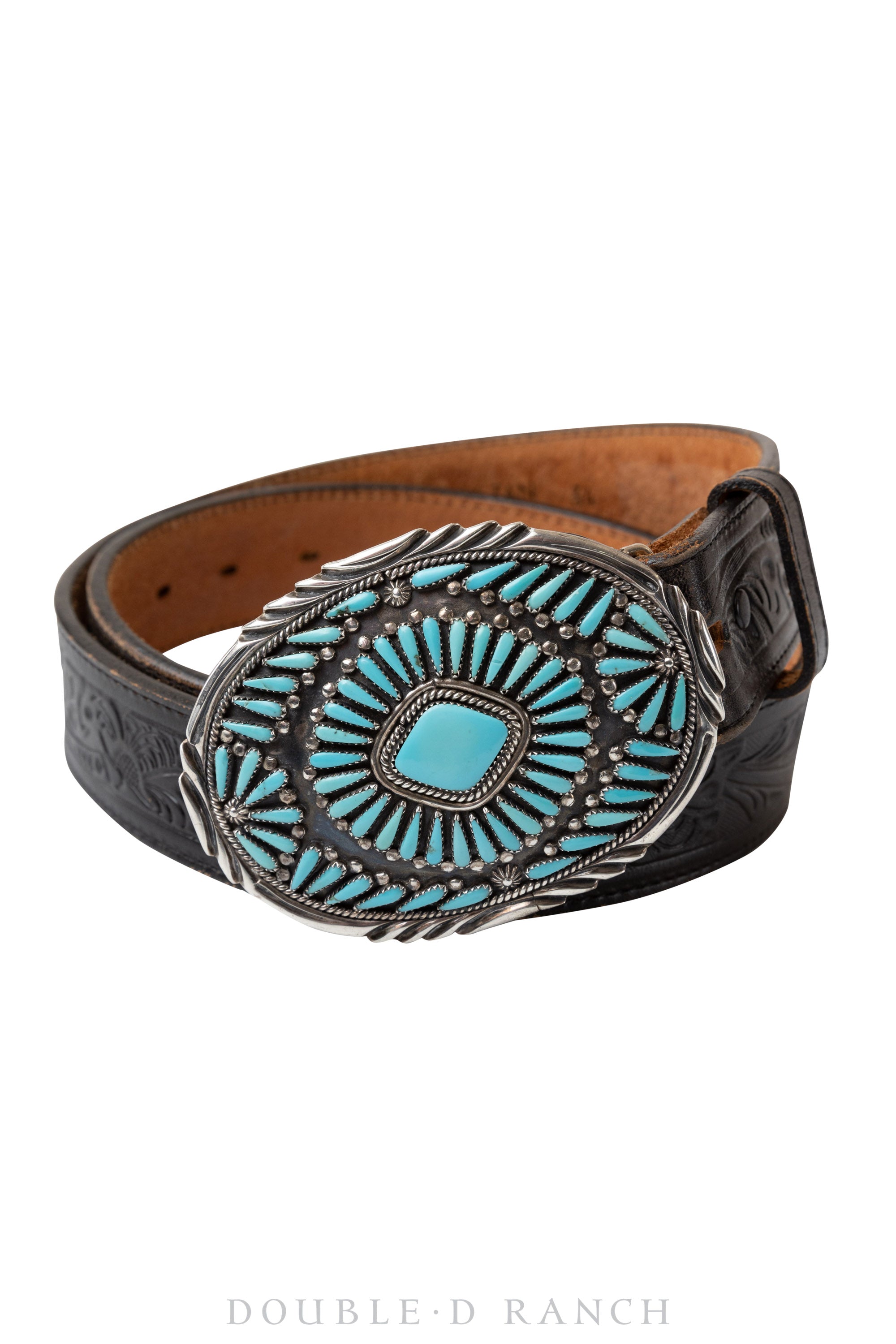 Belt, Concho, Turquoise, Third Phase Revival, Hallmark, Contemporary