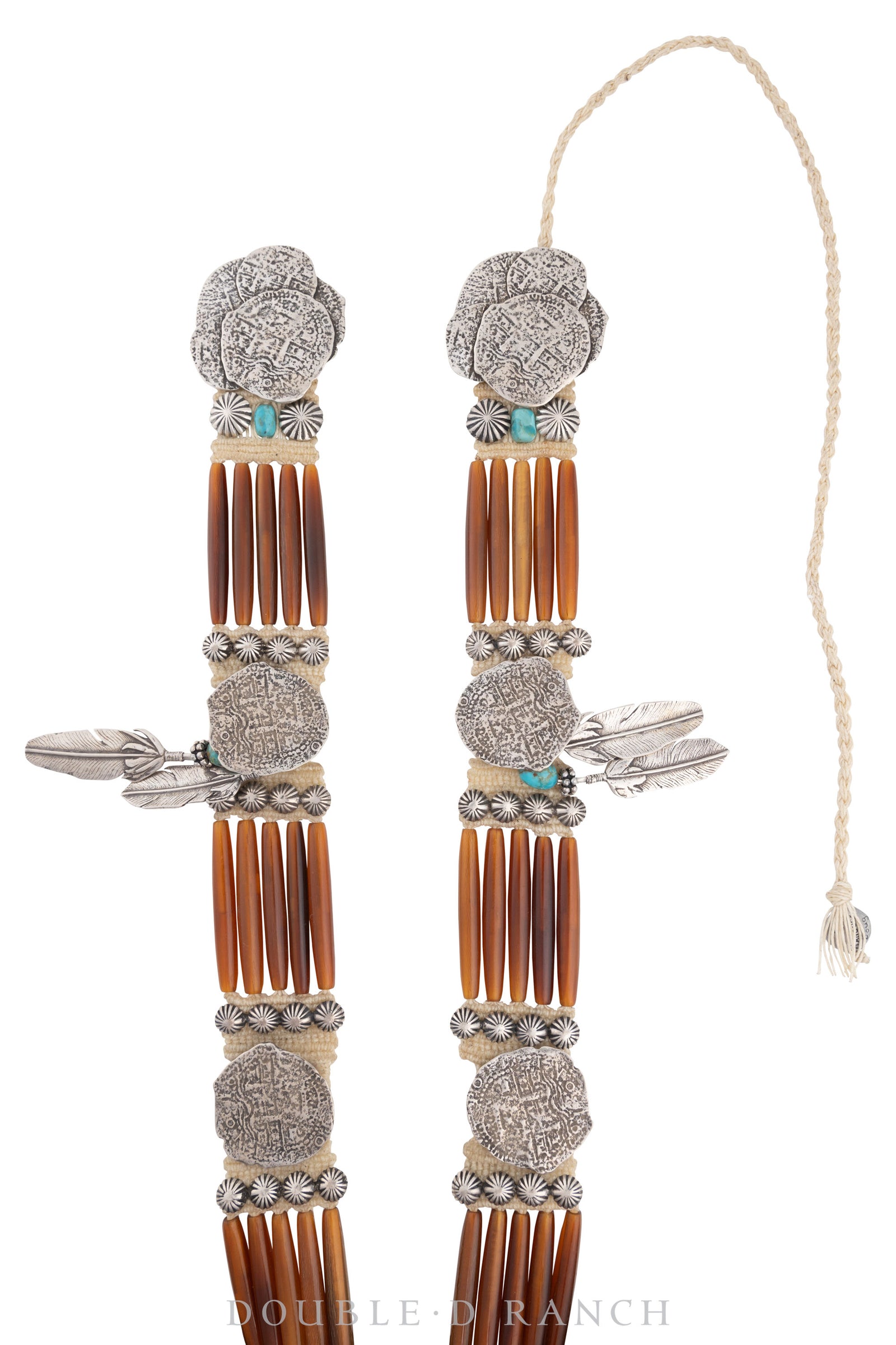 Belt, A Vintage, Mummy's Bundle, Hairpipe & Conchos, Hallmark, Vintage, 541