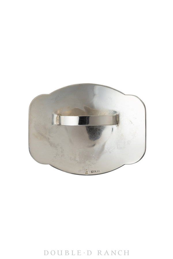 Passe-écharpe Western Geared 4 Life Conchos – Argent Et Or Antique – Foulard De Cowboy