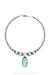 Necklace, Choker with Pendant, 3005