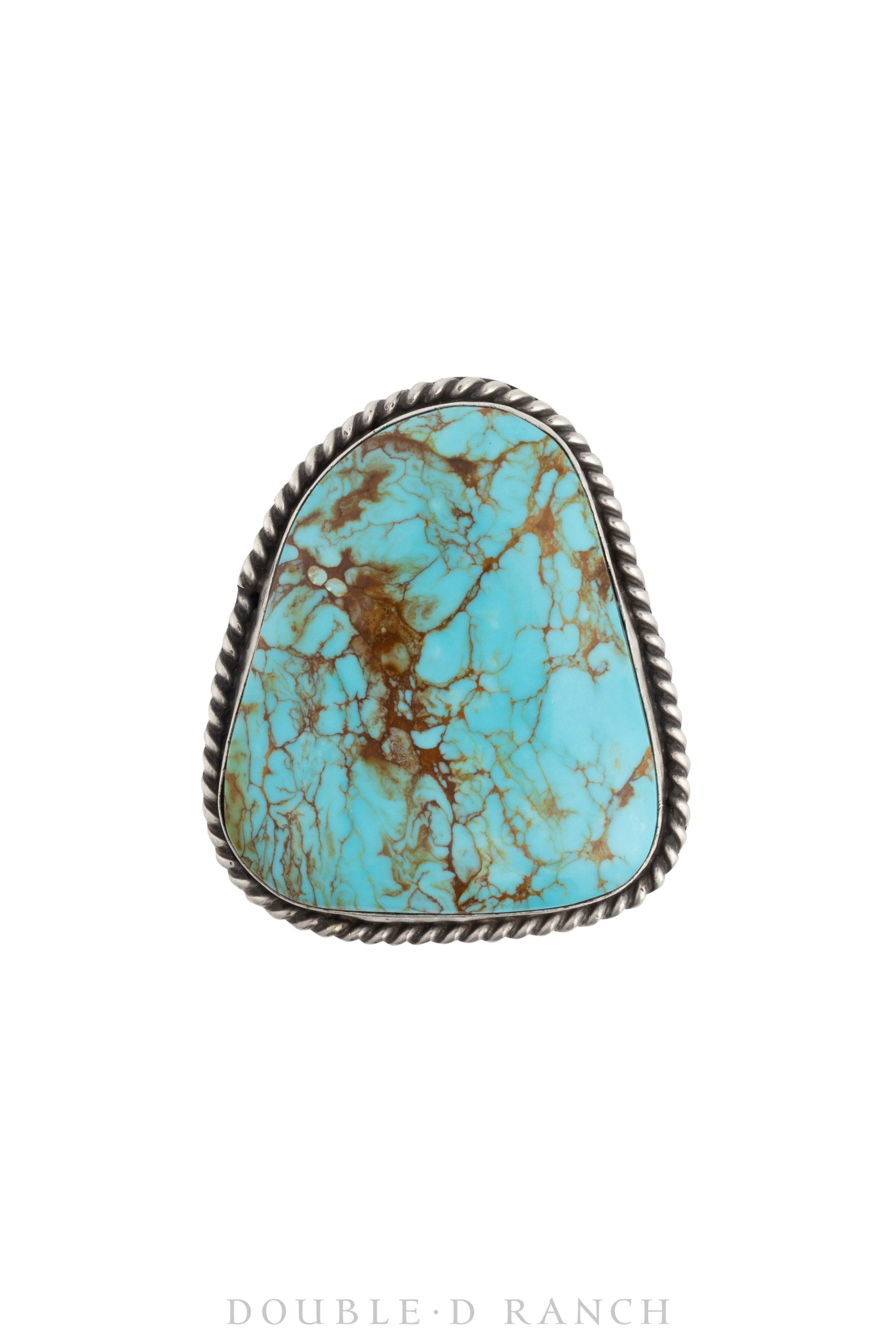 Ring, Natural Stone, Turquoise, Kingman, Hallmark, Contemporary, 1300