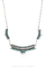 Necklace, Princess, Turquoise, Zuni Needlepoint, Hallmark, Vintage, 3106
