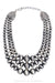 Necklace, Desert Pearls, Sterling Silver, Triple Strand, Graduated 16", Hallmark, Contemporary, 3111