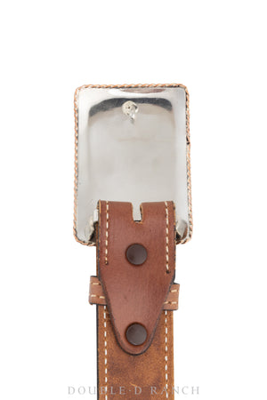 Belt, A Vintage, Western, Bulldoggers, Turquoise, Vintage ‘70s, 502