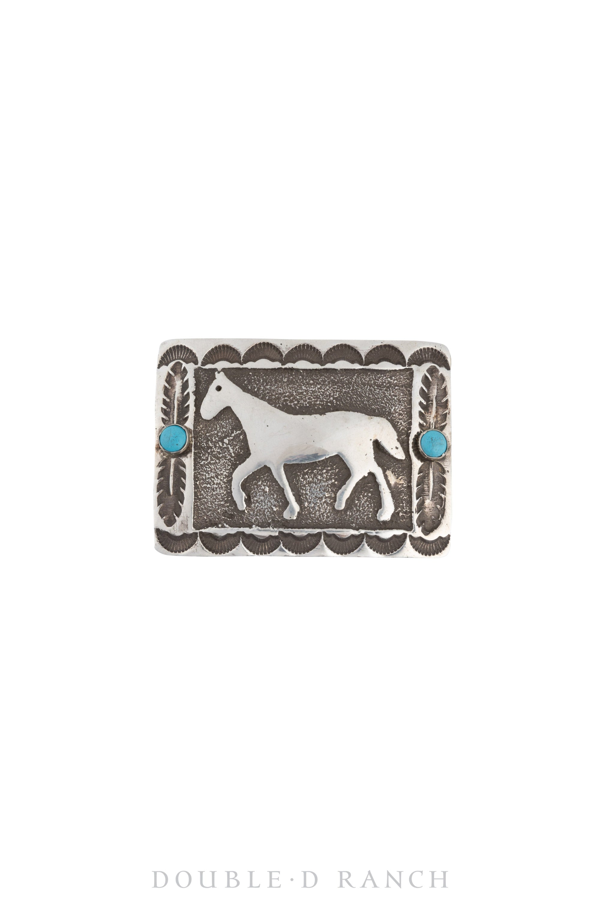 Pin, Cast, Turquoise, Horse, Hallmark, Vintage, 926