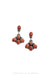 Earrings, Federico, Drop, Red Spiny Oyster, Hallmark, Contemporary, 1555D