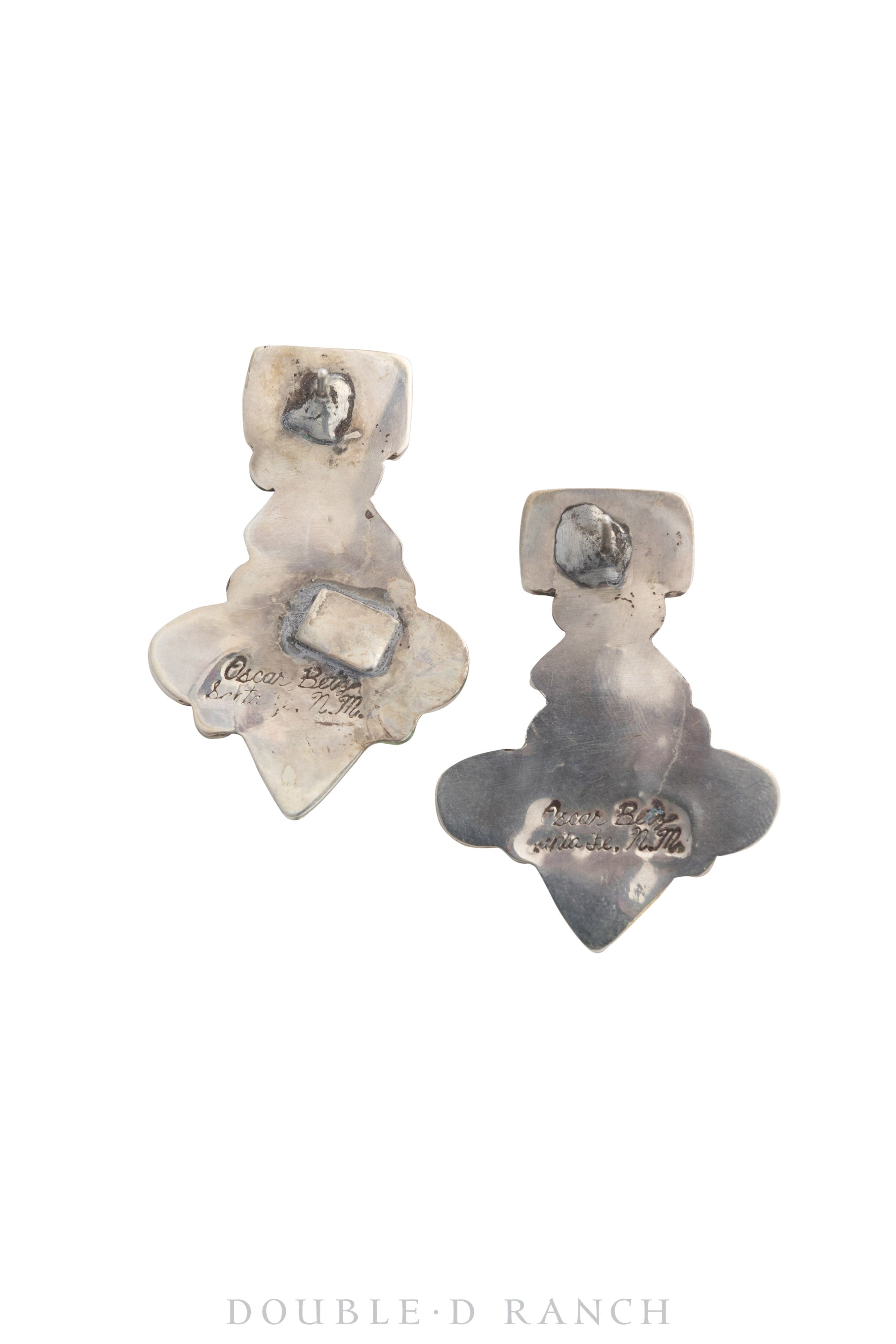 Earrings, Oscar Betz, Multi Stone, Hallmark, 1441