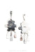 Earrings, Chandeliers, Mother of Pearl, Hallmark, Contemporary, 1492
