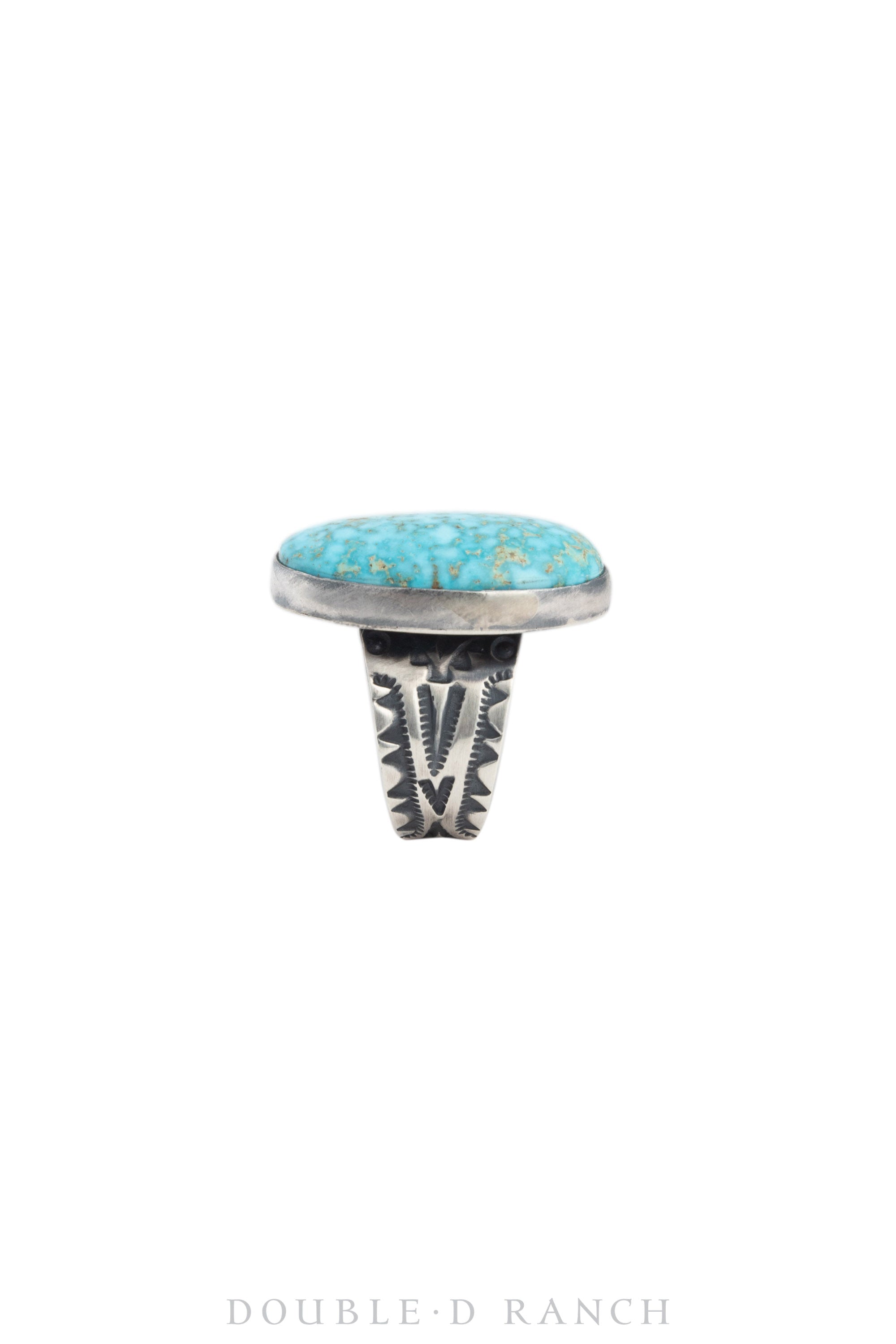 Ring, Natural Stone, Turquoise, Kingman, Adjustable, Hallmark, Contemporary, 1439