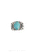 Ring, Jesse Robbins, Band, Turquoise, Hallmark, Contemporary, 1376