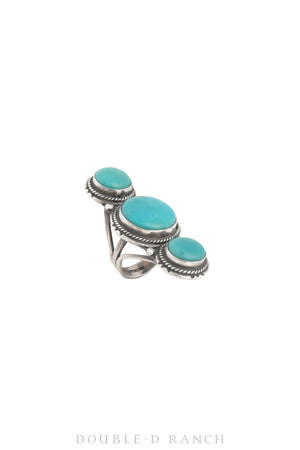 Ring, Natural Stone, Turquoise, Vintage ‘50s, 1381