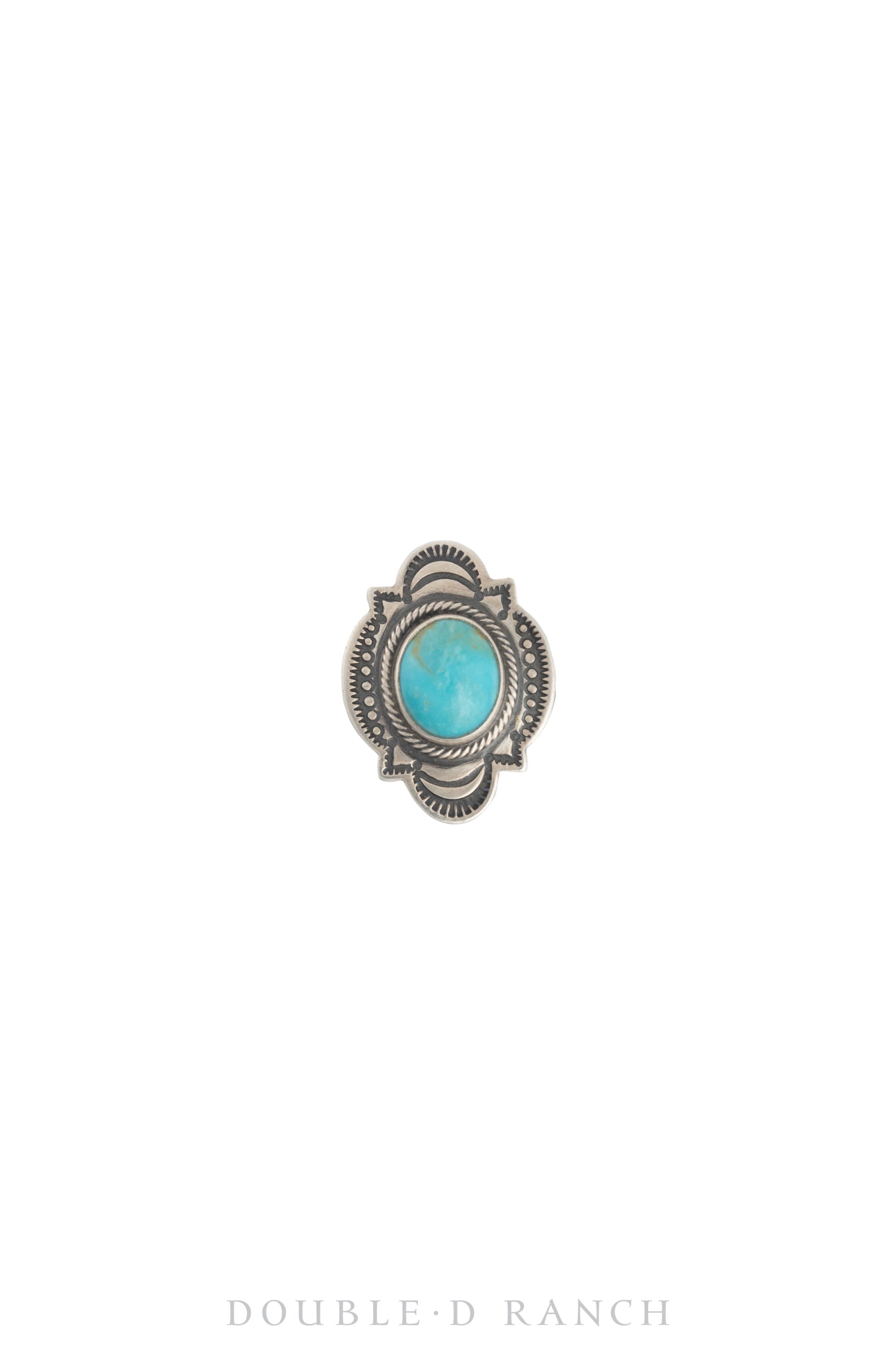 Ring, Natural Stone, Turquoise, Hallmark, Contemporary, 1380