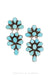 Earrings, Oscar Betz, Triangle, Turquoise, Hallmark, 512T2