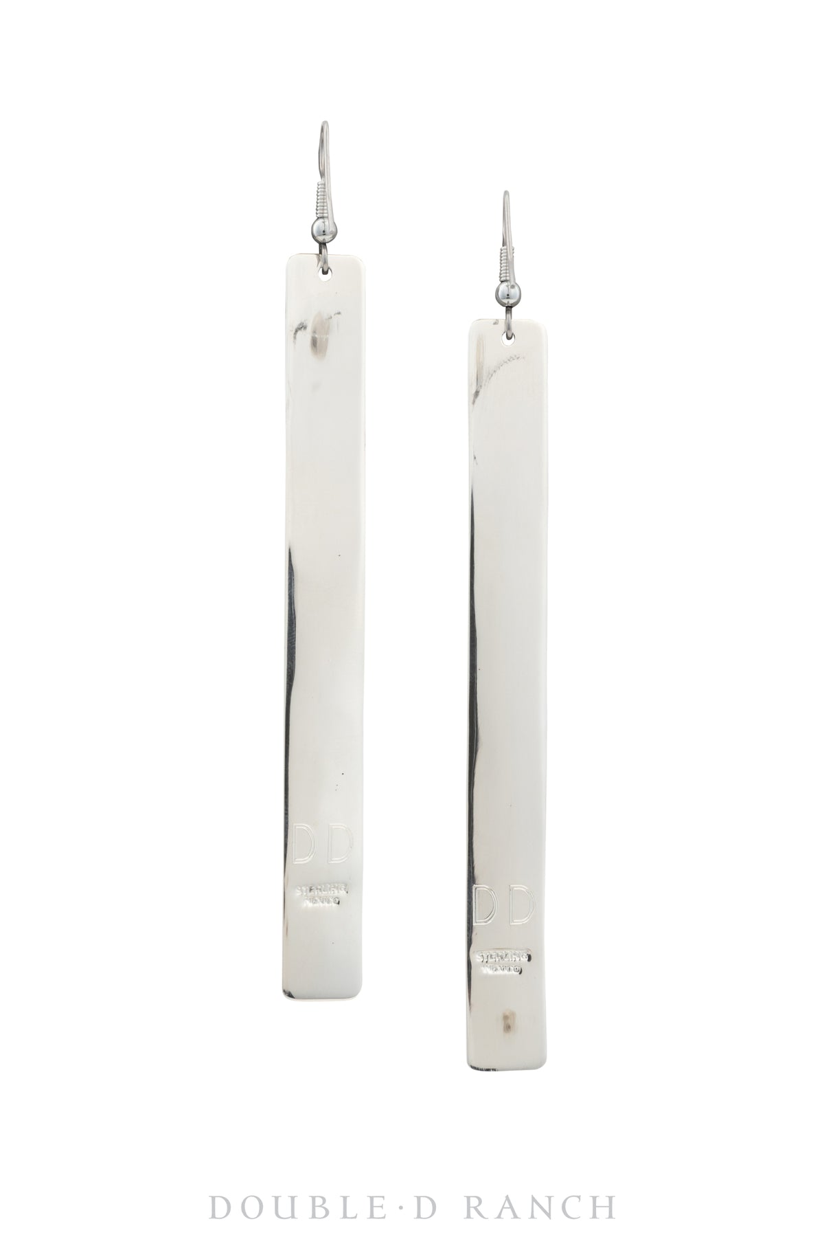 Earrings, Dangle, Western Engraved, Contemporary, 1296