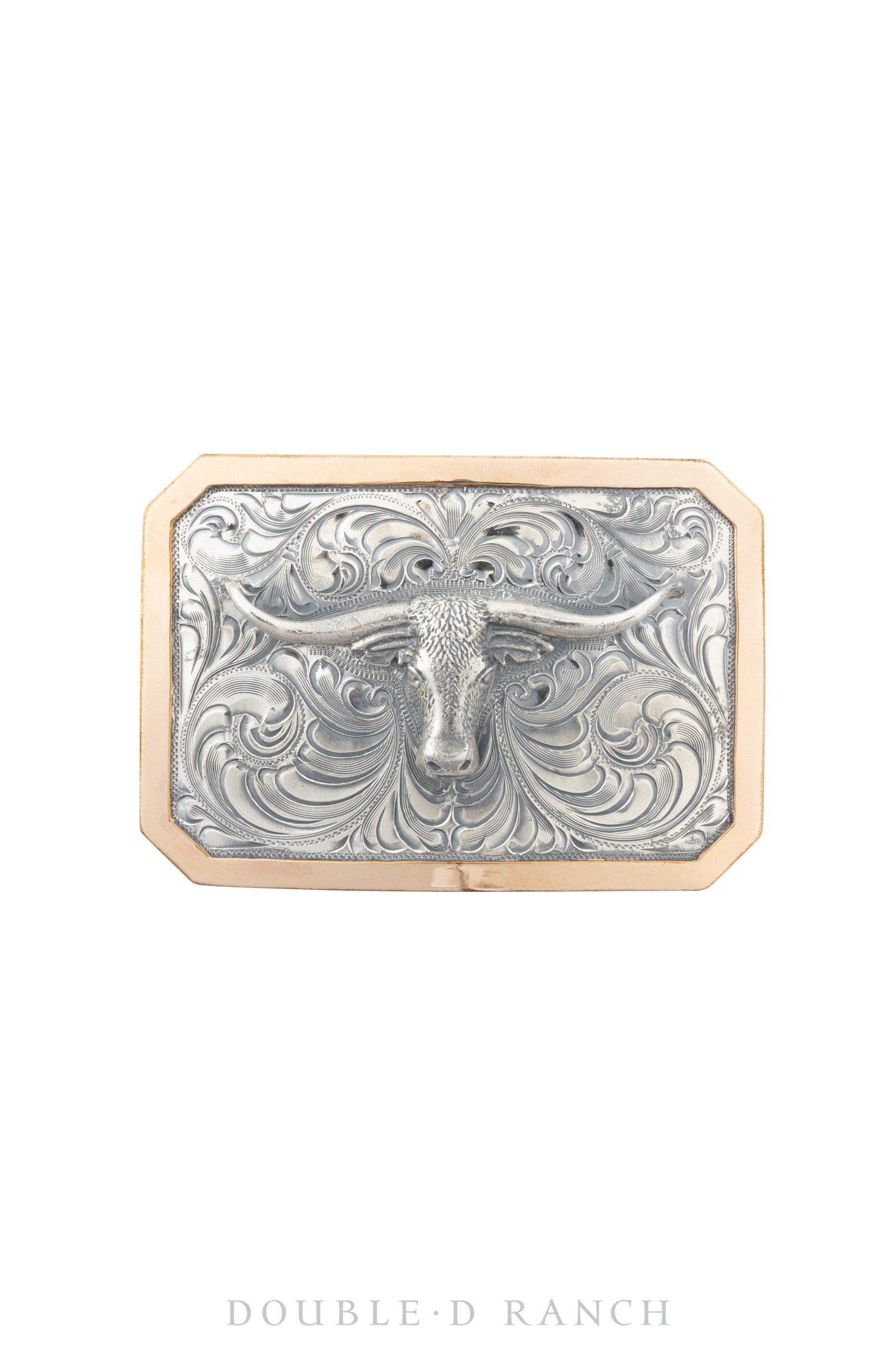 Belt, A, Buckle, Western, Engraved, Longhorn, Contemporary, 505