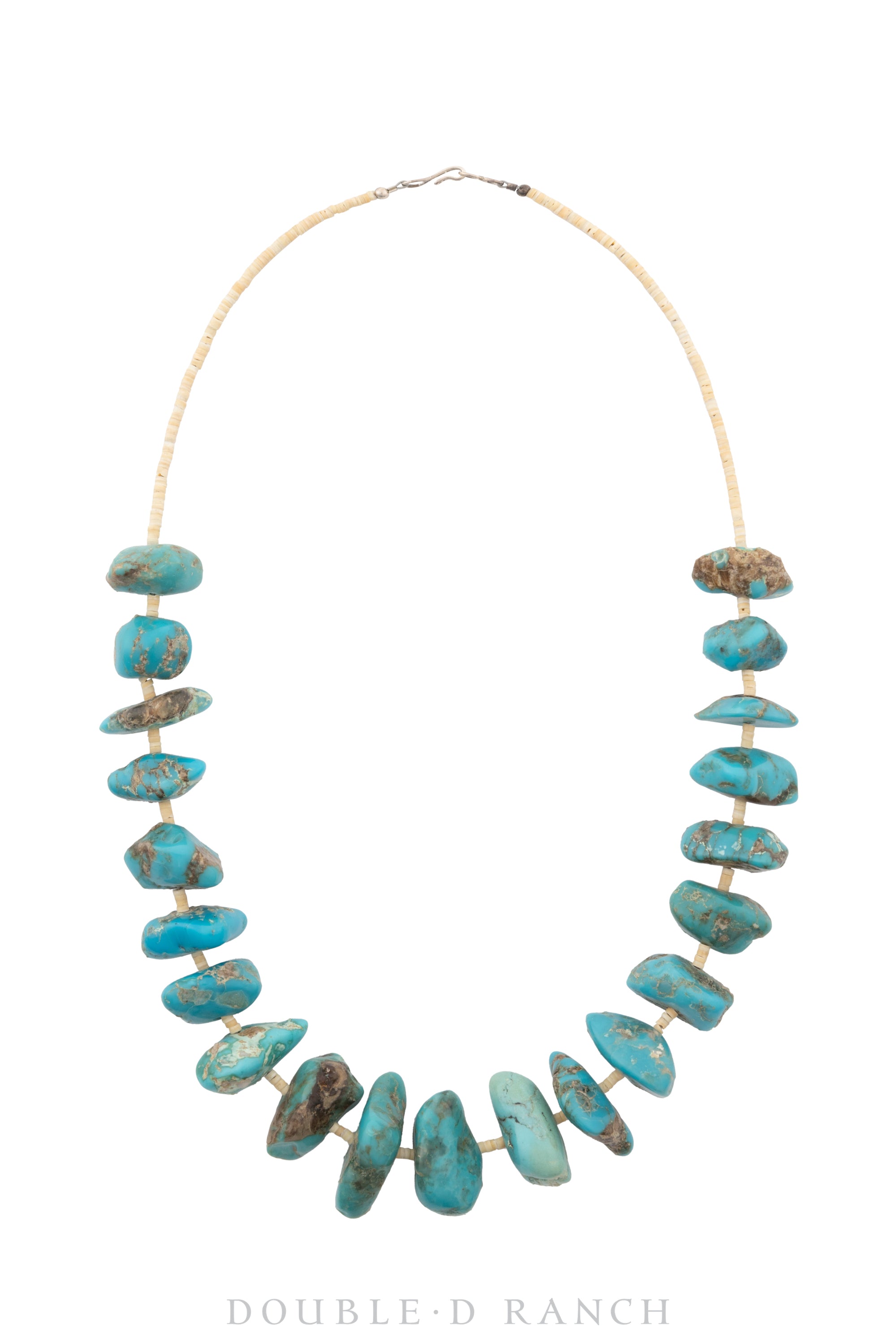 Necklace, Natural Stone, Turquoise, Nuggets, Vintage ‘70s, 1702