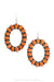 Earrings, Hoop, Orange Spiny Oyster, Hallmark, Contemporary, 1149D