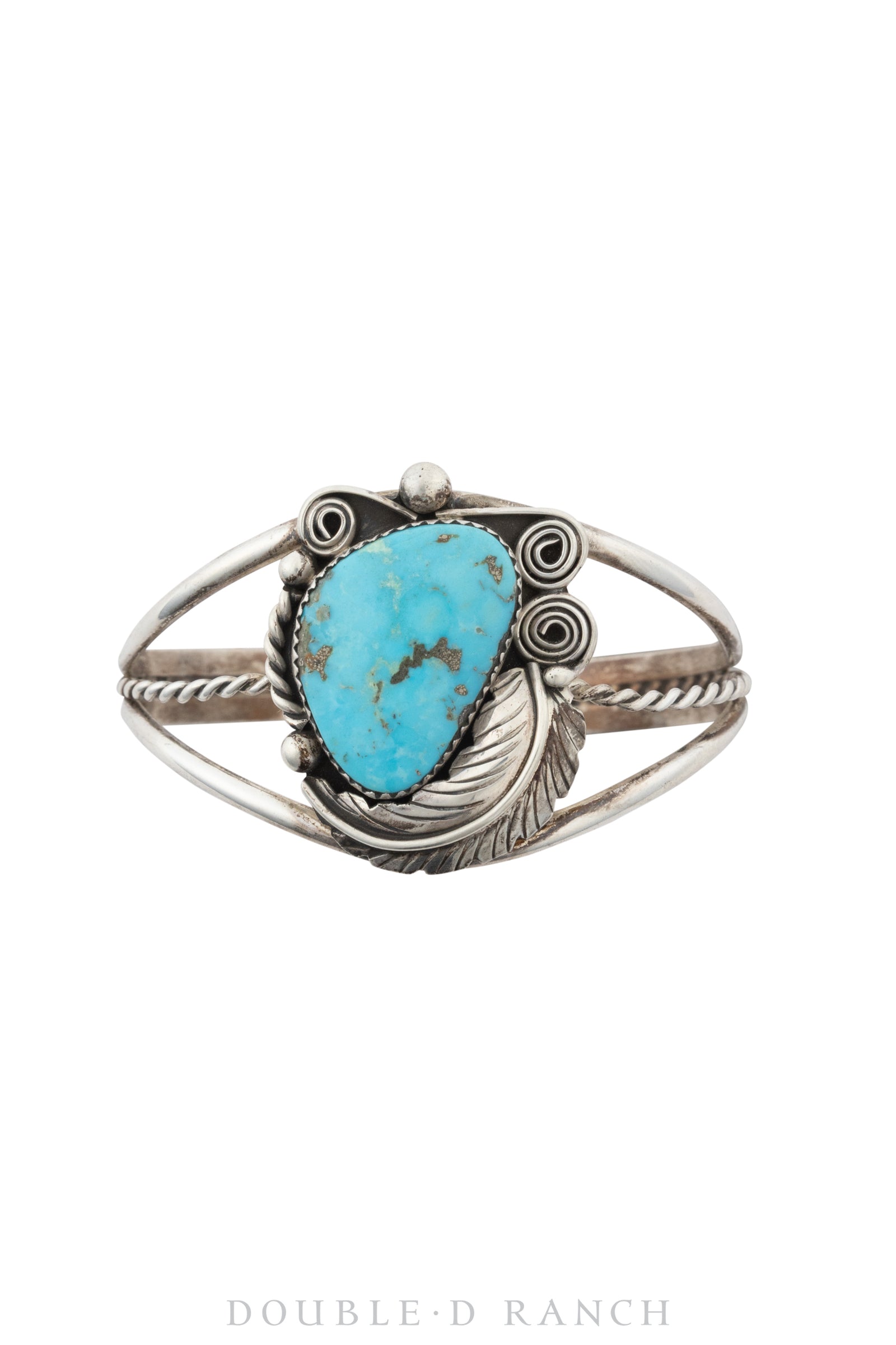 Cuff, Fred Harvey Railroad Era, Turquoise, Hallmark, Vintage, 3642