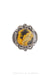 Ring, Bumble Bee Jasper, Single Stone, Hallmark, Contemporary, 1209