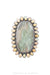 Ring, Federico, Cluster, Opal & Green Moss Agate, Hallmark, Contemporary, 1406