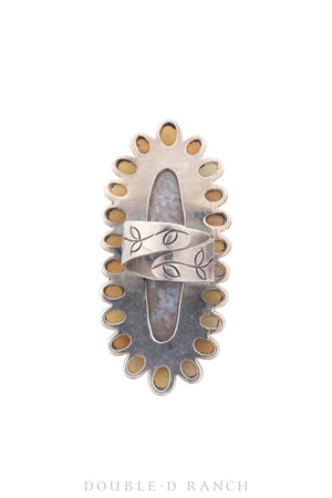 Ring, Federico, Cluster, Opal & Agate, Hallmark, Contemporary, 1402