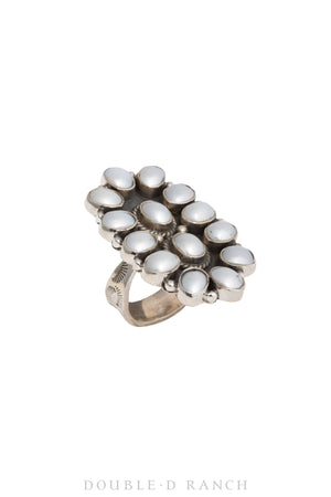 Ring, Cluster, Mother of Pearl, Hallmark, Contemporary, 1193