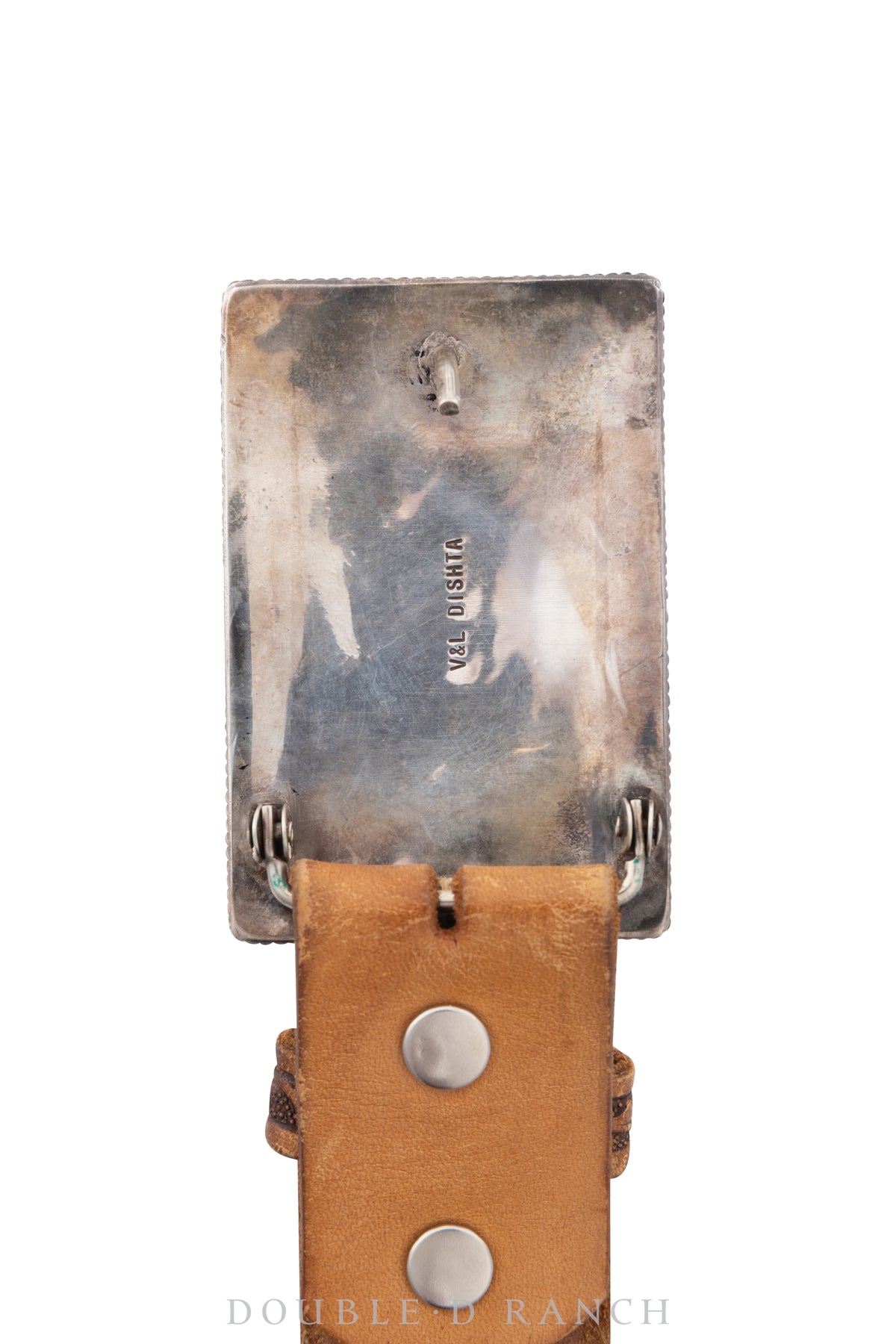 Belt, A Vintage, Buckle, Inlay, Conestoga, Dishta, Vintage, 545