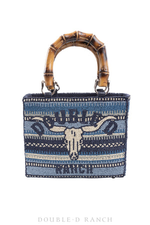 Bag, Indigo Bedroll Beaded Bag