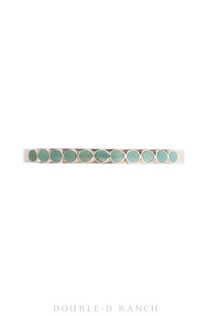 Cuff, Row, Turquoise, Contemporary, 3458