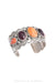 Cuff, Natural Stone, Orange & Purple Spiny Oyster, 5 Stones, Hallmark, Contemporary, 3420