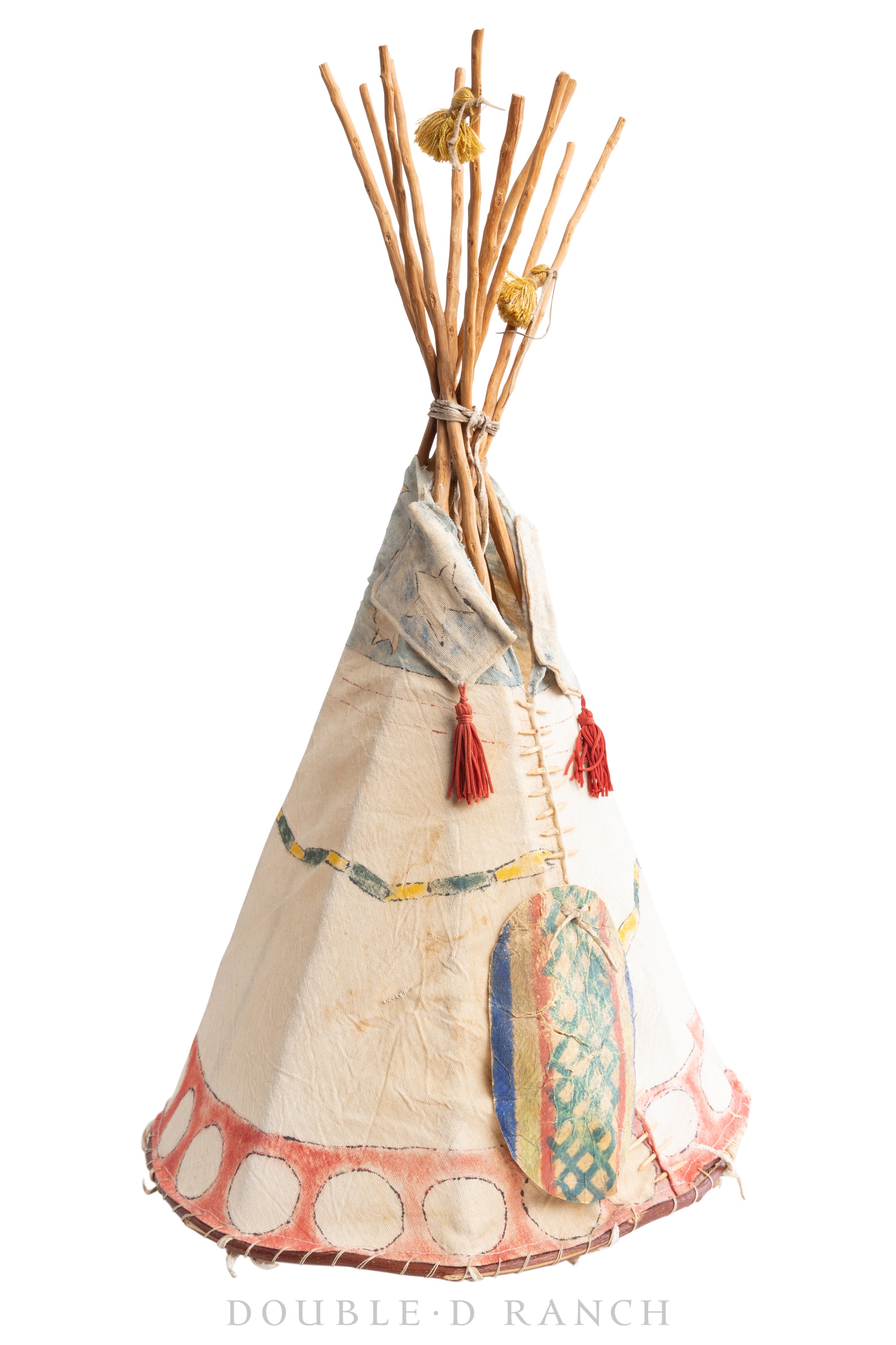 Miscellaneous, Tipi Model, Blackfoot With Ghost Dance Imagery, Provenance, Antique, 838