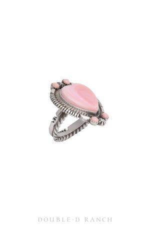 Ring, Novelty, Pink Conch, Heart, Contemporary, 1252