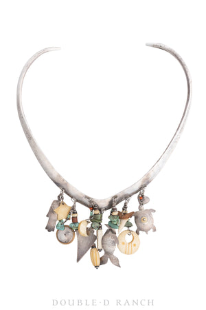 Necklace, Novelty, Collar, Treasure Fetishes, Hallmark, Vintage Estate, 1987