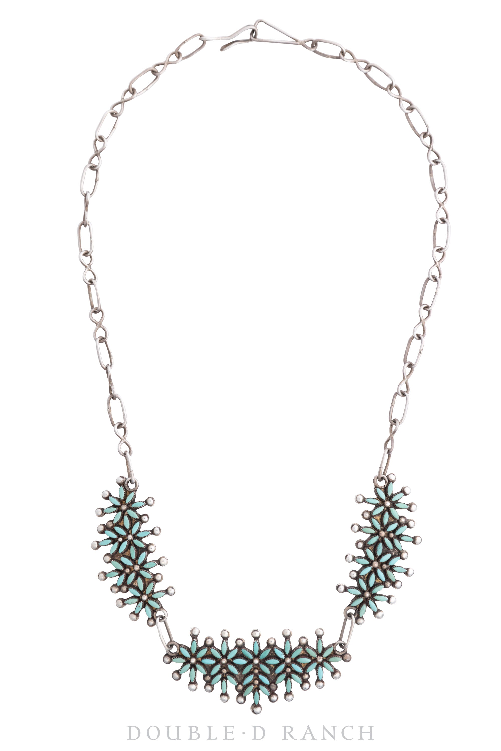 Necklace, Princess, Turquoise, Zuni, Vintage ‘40-50s, 2994