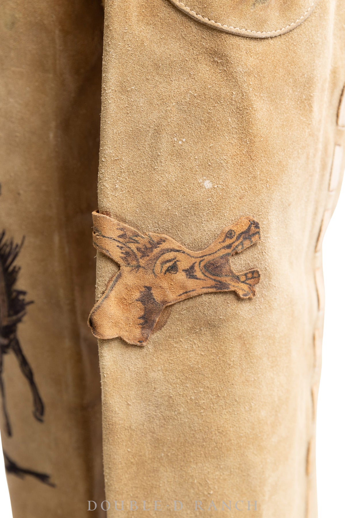 Miscellaneous, Chaps, Batwing, Branded, Vintage with Art by Julie Asher, 816