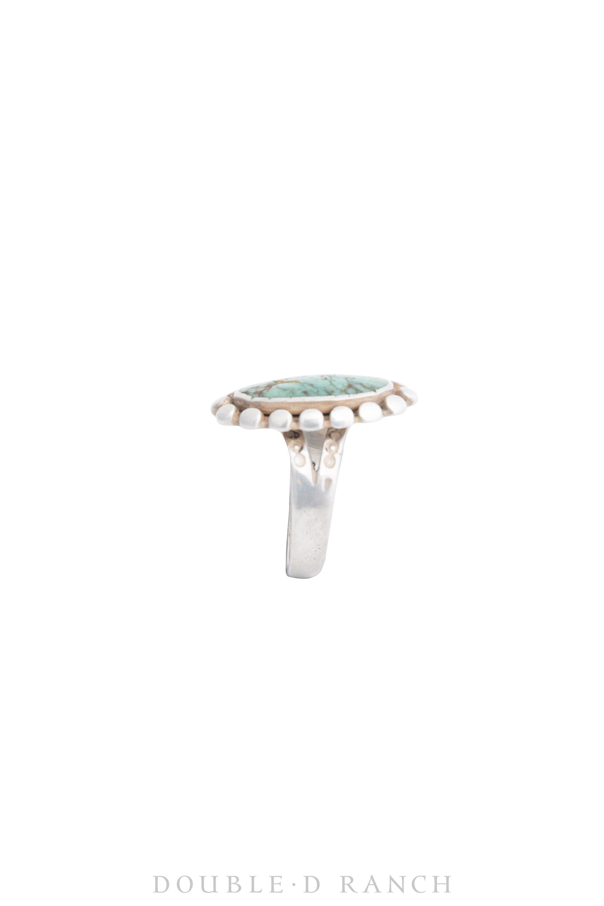 Ring, Natural Stone, Turquoise, Hallmark, Vintage, 1264