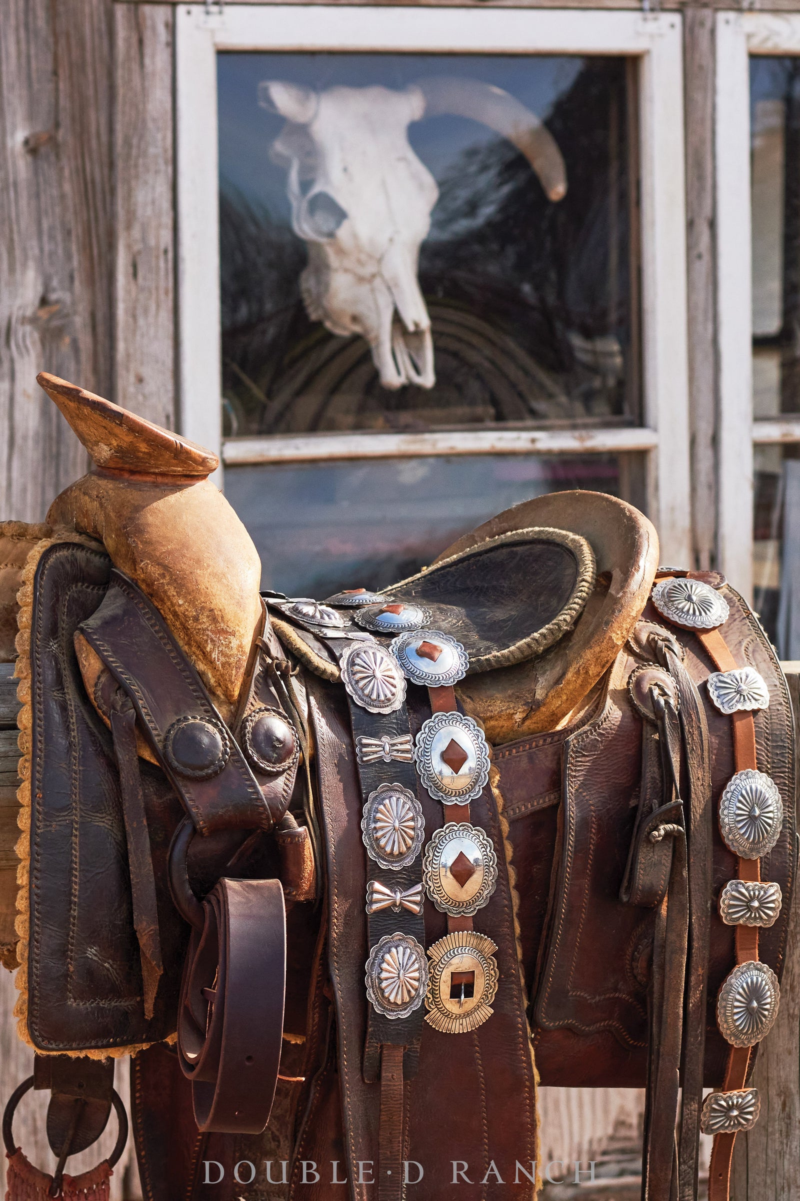 Belt, A Vintage, Concho, Turquoise, Marked, Old Pawn, circa 1940s, 246