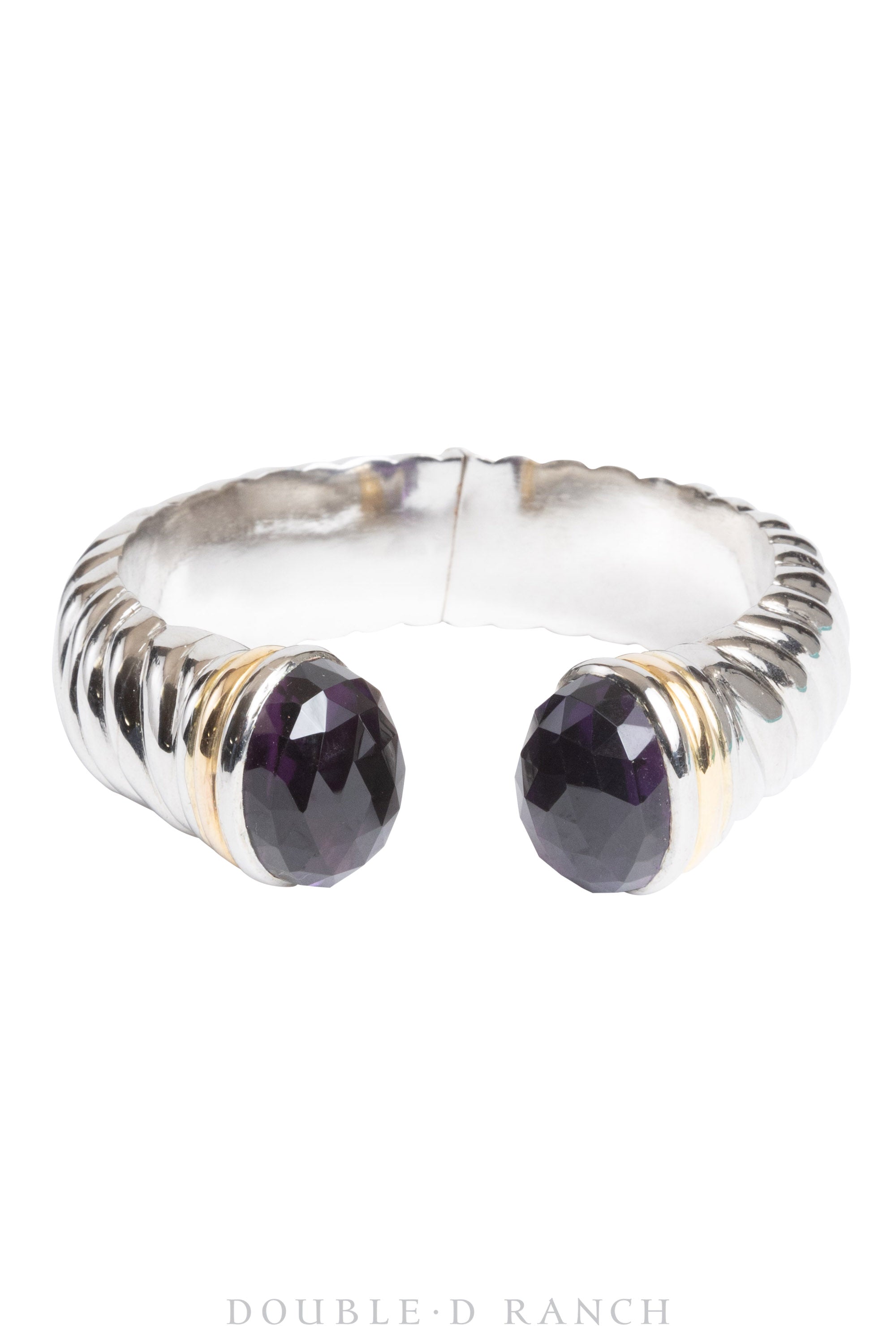 Cuff, Diamond Collection, Rope, Amethyst, Contemporary, 3482