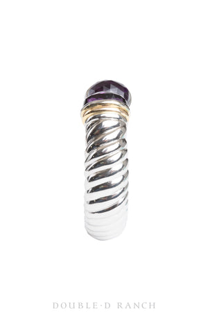 Cuff, Diamond Collection, Rope, Amethyst, Contemporary, 3482