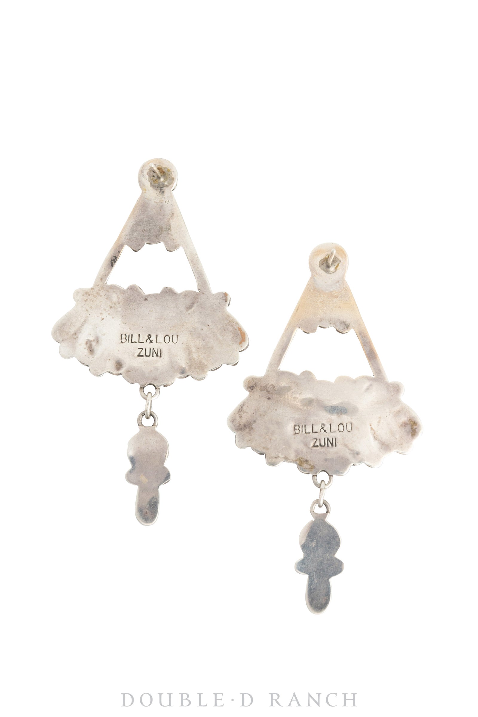 Earrings, Chandelier, Coral, Hallmark, Vintage ‘80s, 1303