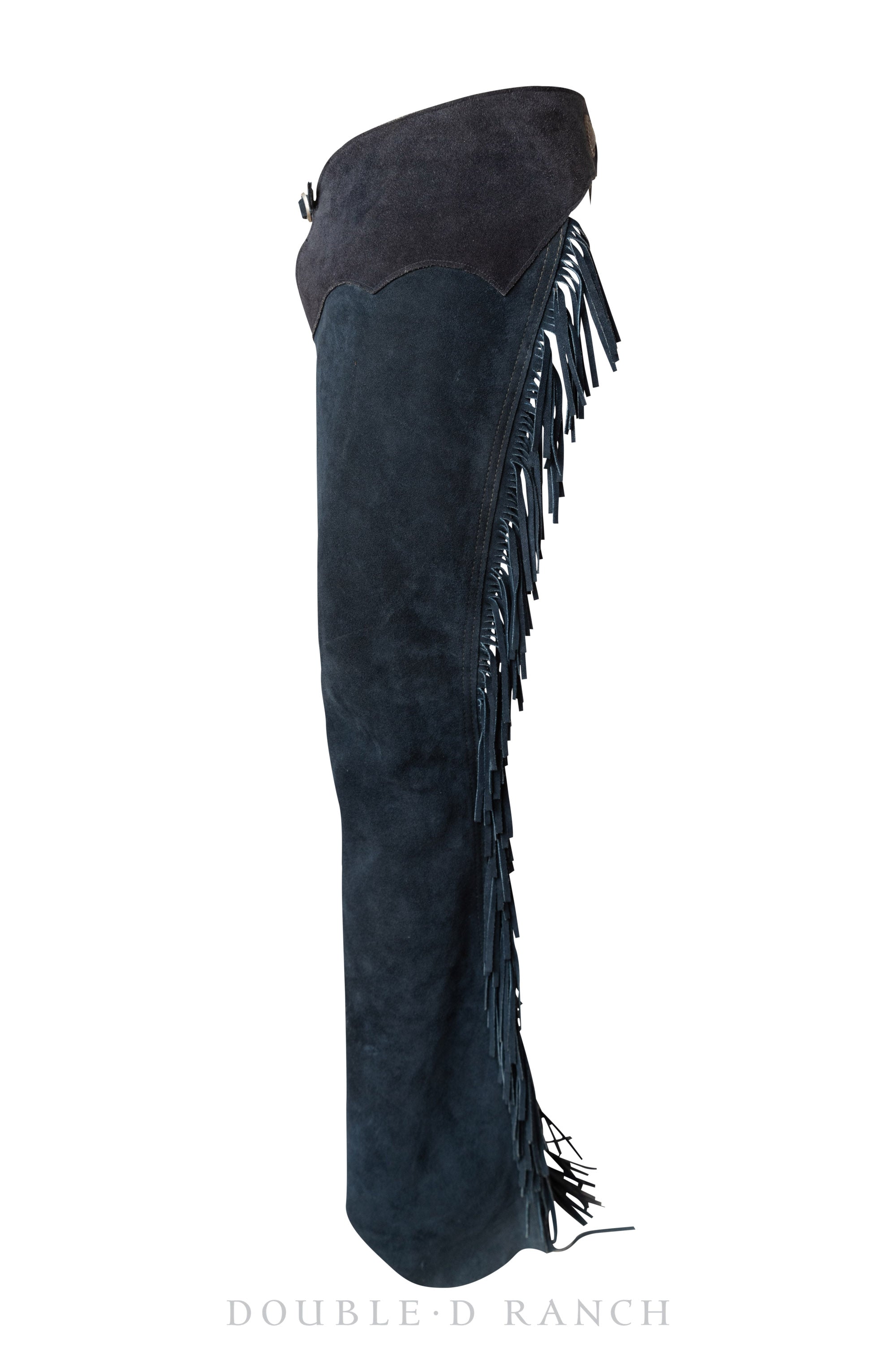 Miscellaneous, Chaps, Navy Suede, Vintage, 759