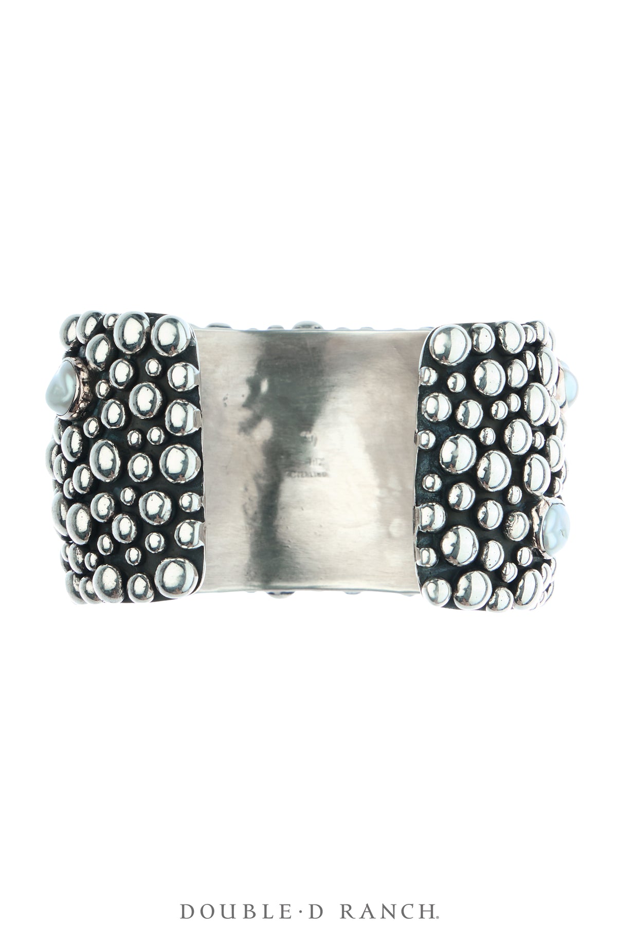 Cuff, Blackened Bubble, Fresh Water Pearls & Sterling Silver, Hallmark, Contemporary, 3974B