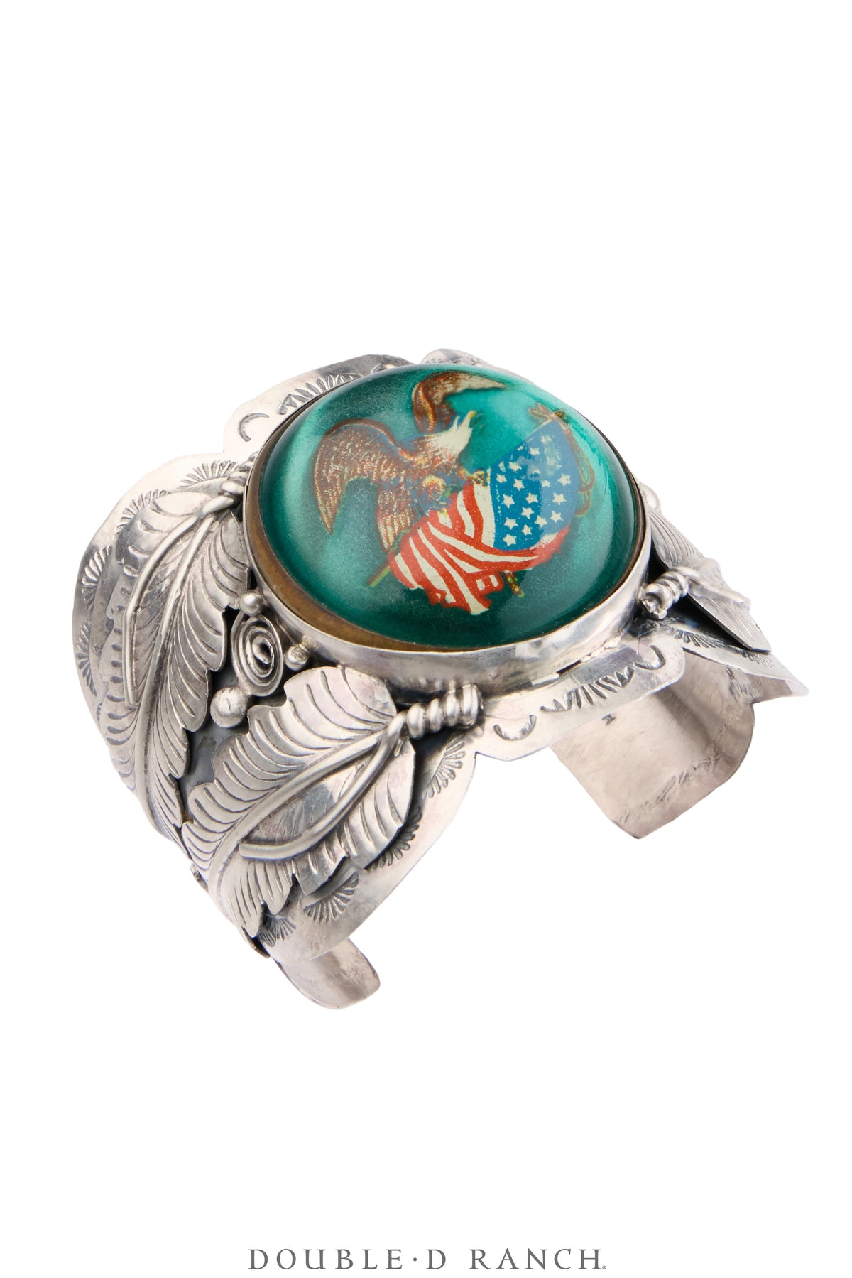 Cuff, Novelty, Bridle Rosette, American Flag, Hallmark, Contemporary, 4158