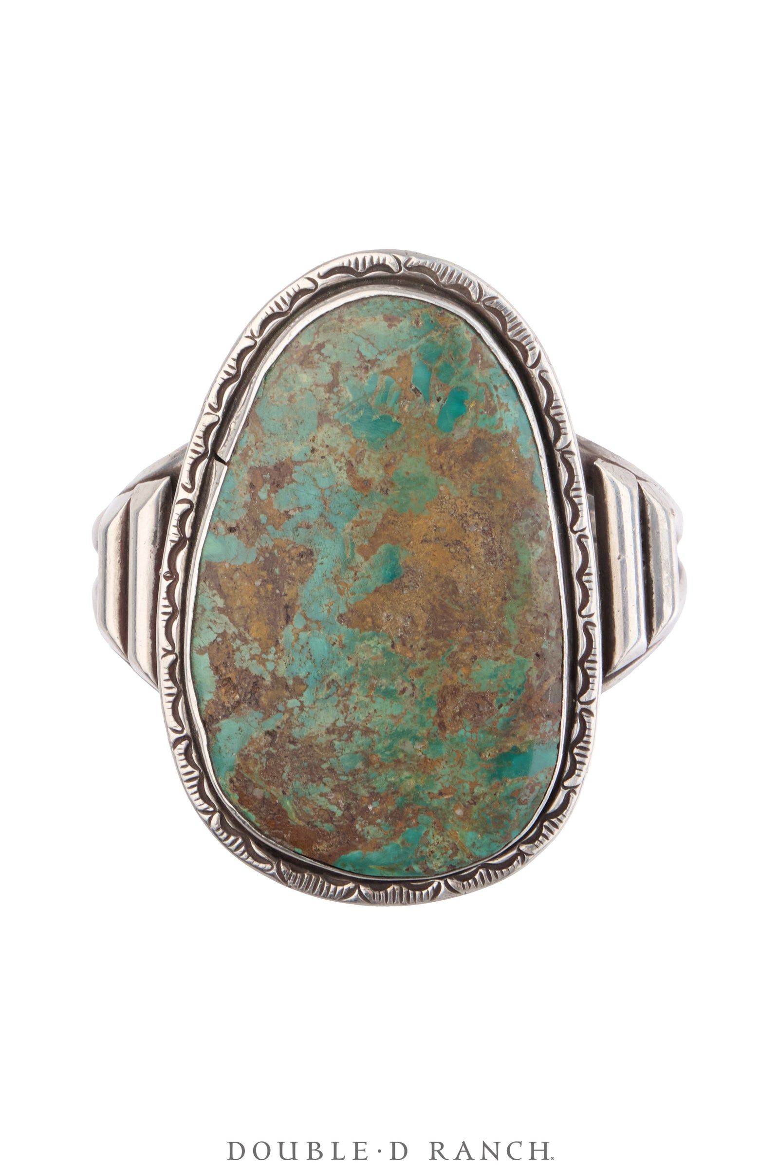 Cuff, Specimen, Turquoise, Hallmark, Vintage Mid 20th Century, 4173