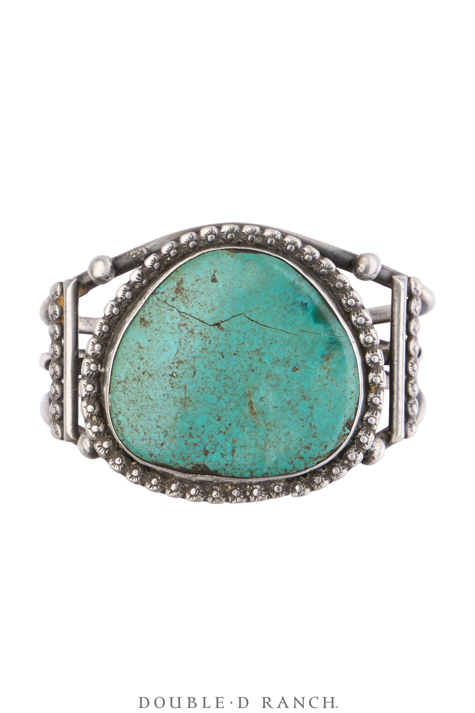 Cuff, Specimen, Turquoise, Sans Hallmark, Vintage Mid Century, 4174