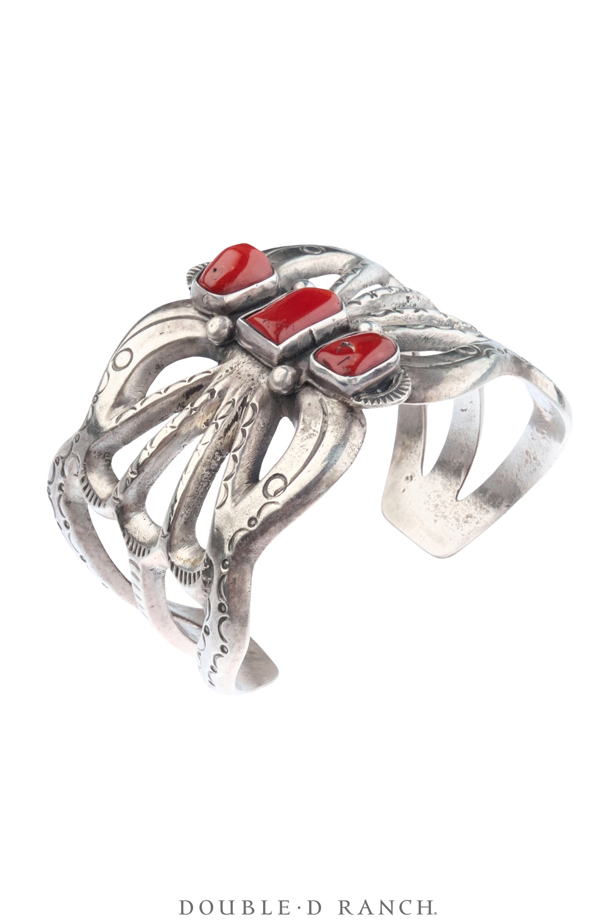 Cuff, Cast, Coral, Sans Hallmark, Vintage ‘70s, 4184