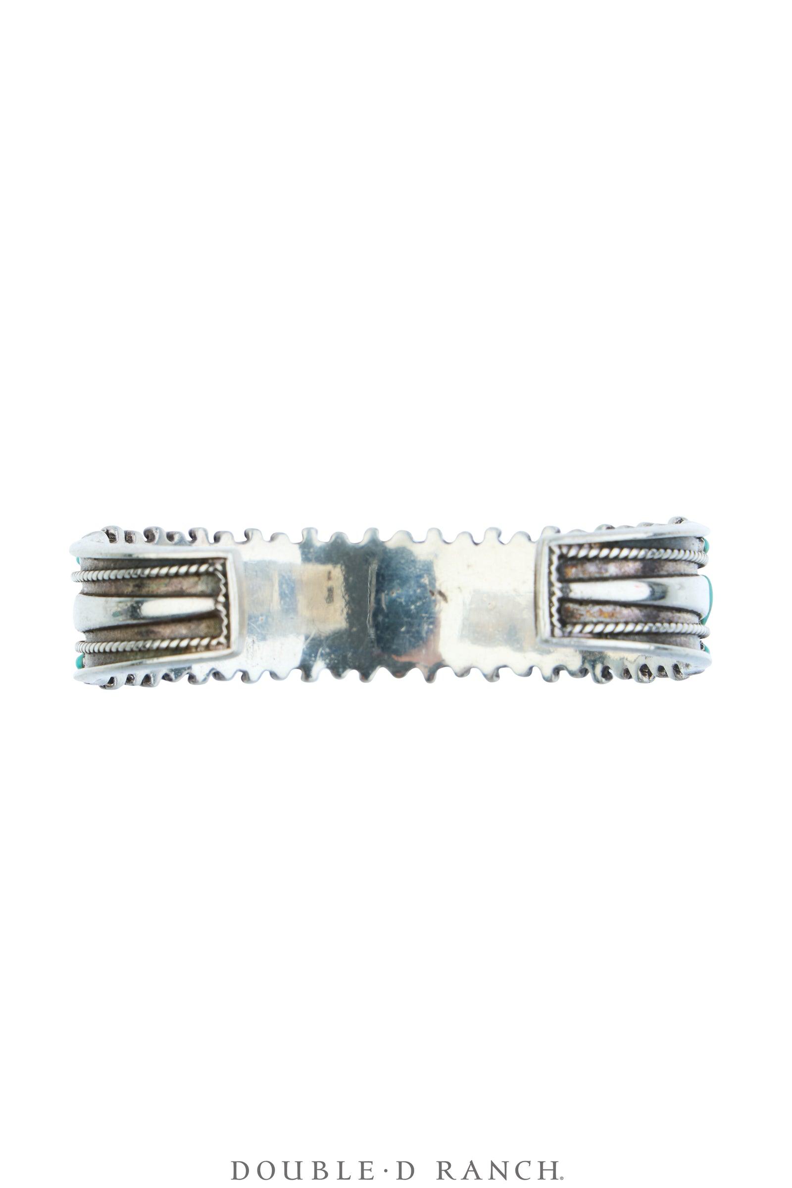 Cuff, Row, Turquoise, Unusual, Mark, Vintage, 4194