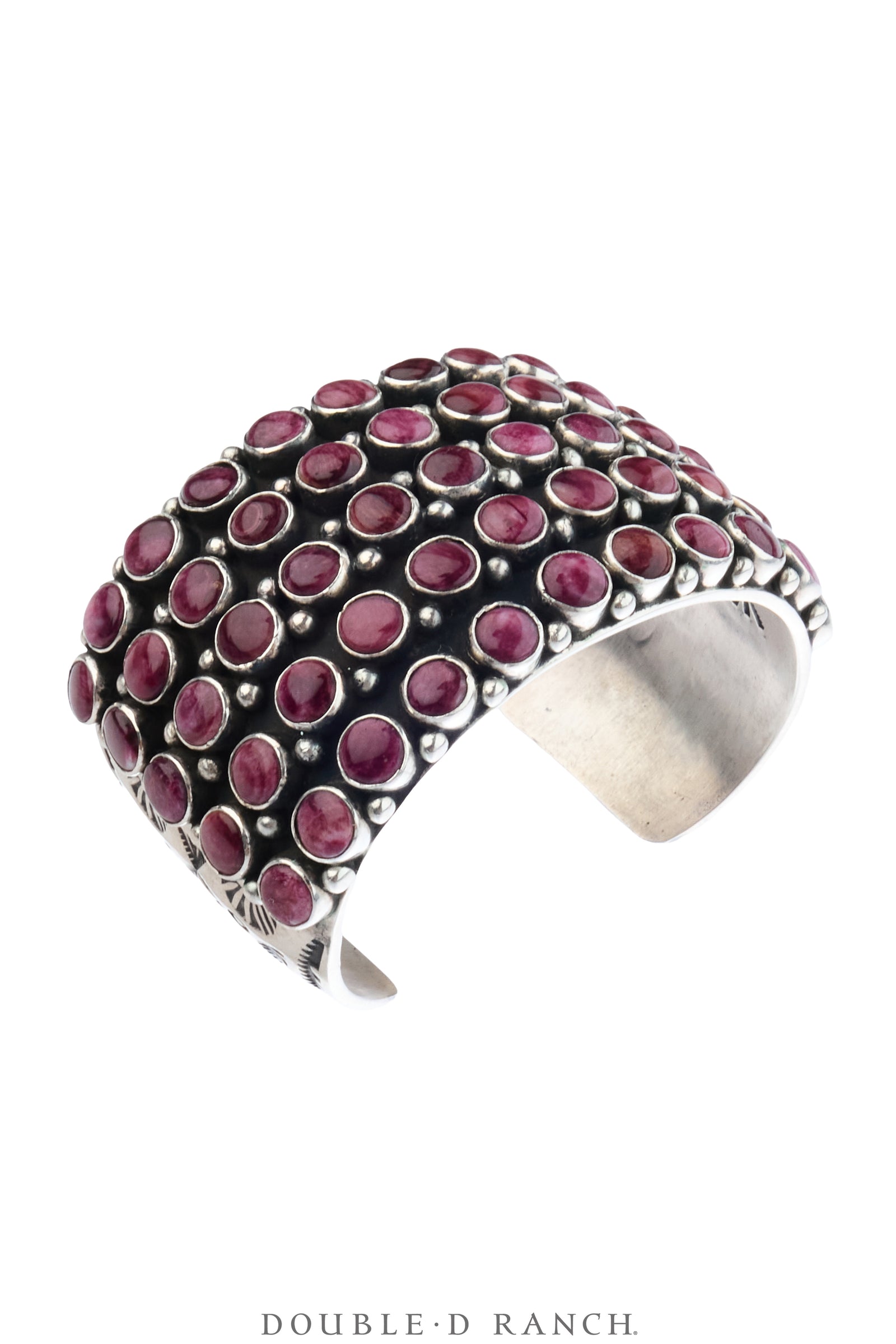 Cuff, Row, Spiny Oyster, Purple, 5 Rows, Contemporary, 4203