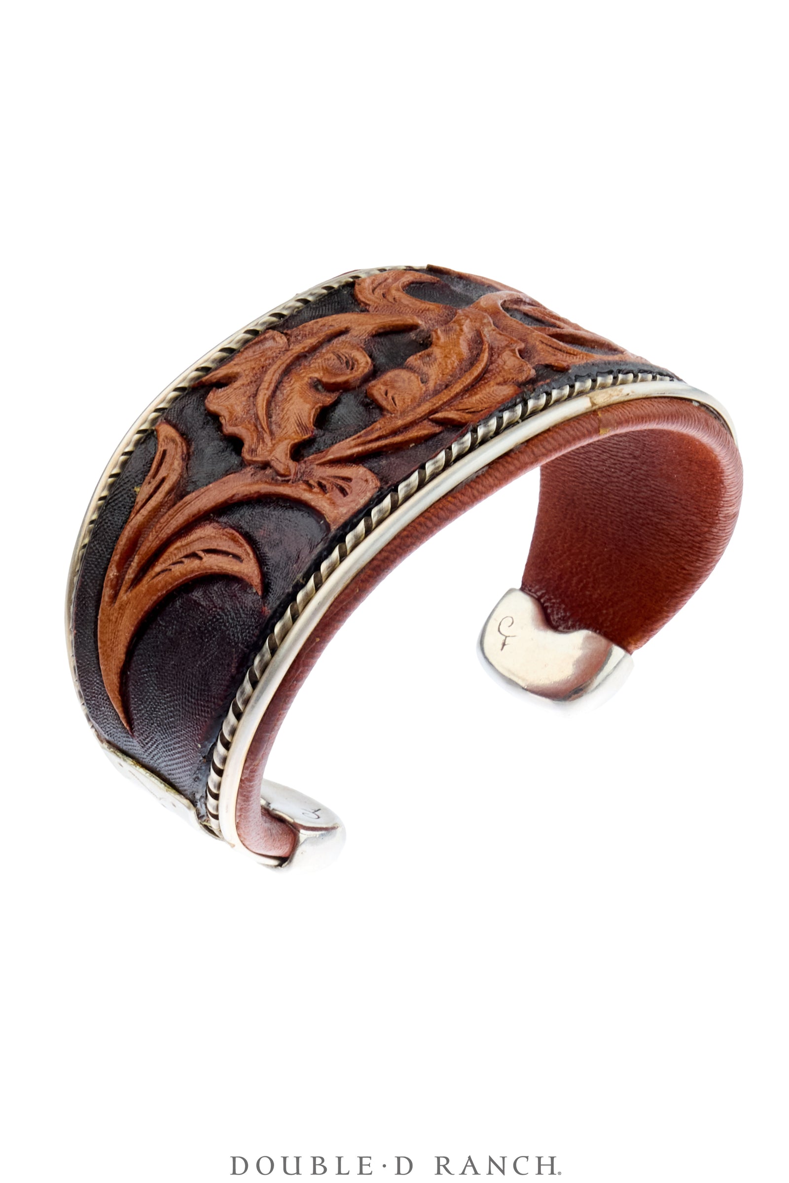 Cuff, Inlay, Leather Lined, Artisan, Contemporary, 4214